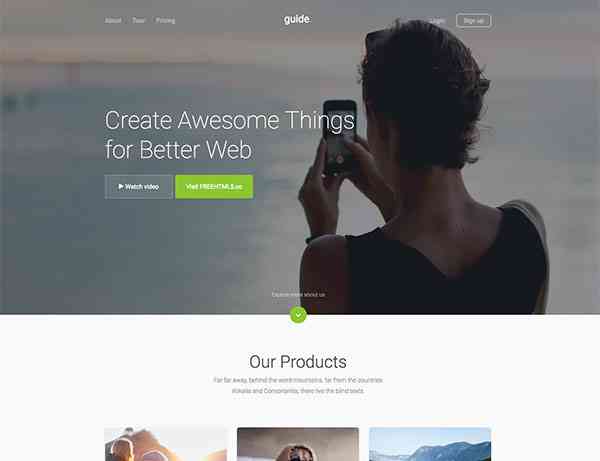 Free HTML5 Bootstrap Template